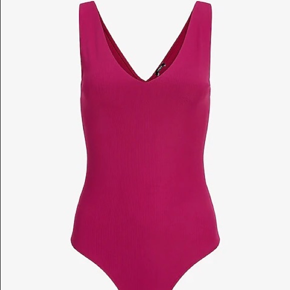 Vibrant Pink Women's Bodysuit - Picture 4 of 8